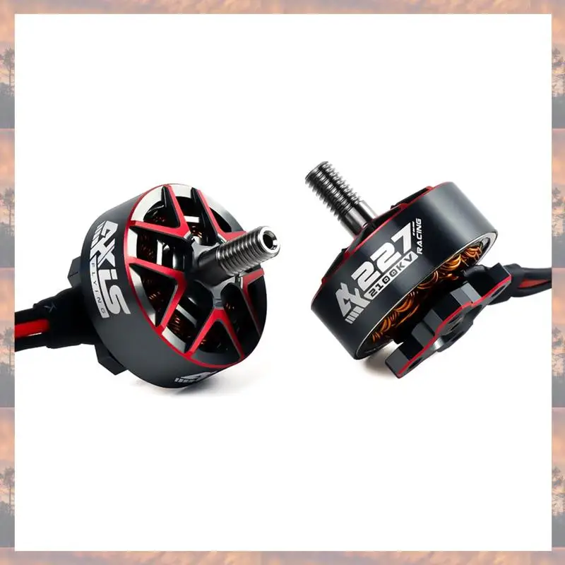 

2025 New-Axisflying AF227 Brushless Motor 1960KV 6S 4Mm Shaft For Racing Freestyle 5Inch FPV Drone DIY Parts