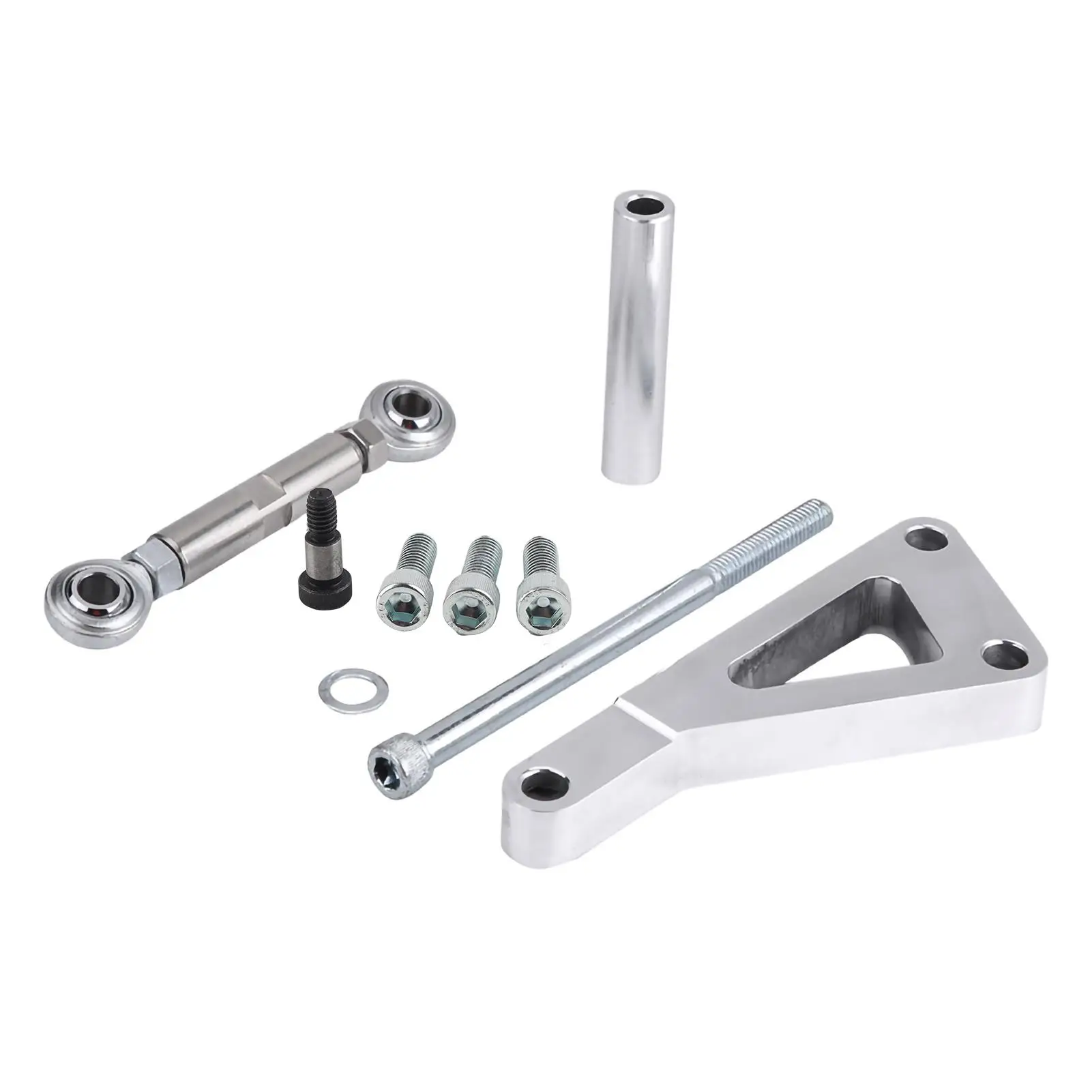 

Polished Aluminum Alternator Bracket Kit Water Pump Lwp Bracket Set for sbc 350