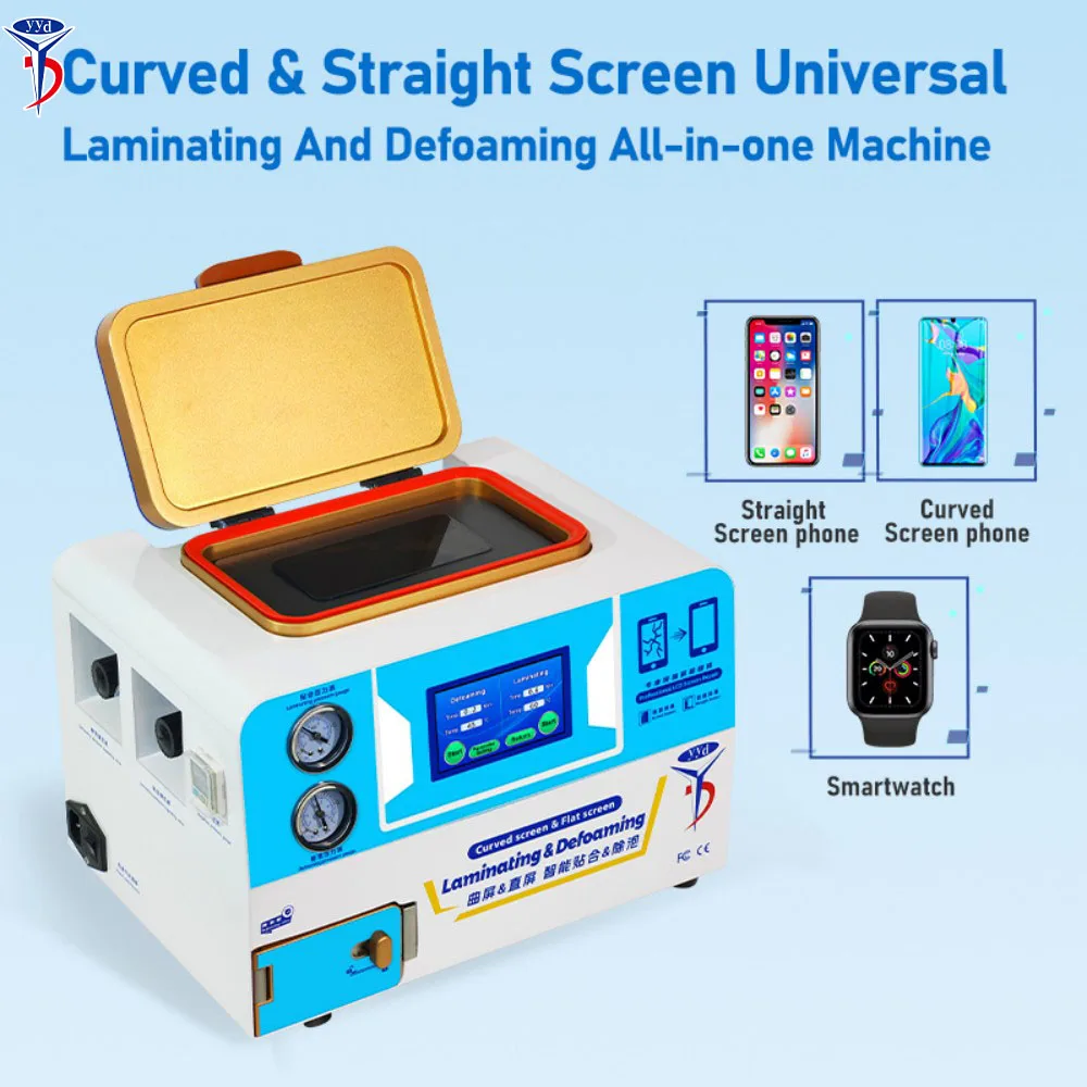 

Mobile Phone LCD Laminating Machine OCA Vacuum Bubble Remover 3 in 1 Defoaming Equipment for Phone Repair Tools