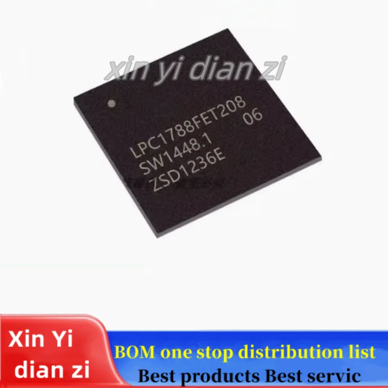 

1pcs/lot LPC1788FET208 LPC1788 BGA208 microcontroller ic chips in stock