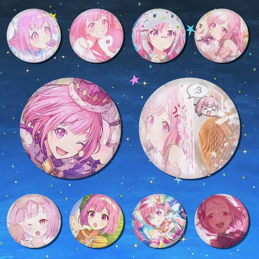 A-O-Otori Emu Anime Round Badges, Brooches, Clothing Accessories, Birthday Gifts, Anime Conventions