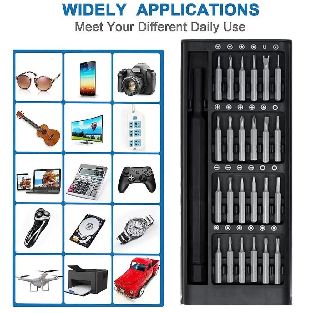 24pcs In 1 Mini Pocket Screwdriver Set Magnetic Precision Screwdriver Set Small Repair Set For Mobile Phone/PC/Came