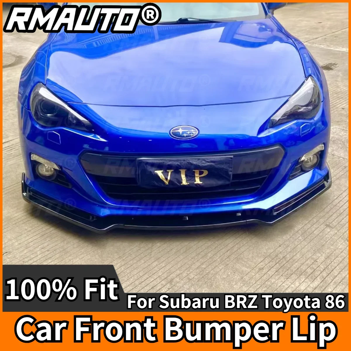 RMAUTO Car Front Bumper Lip Diffuser Splitters Spoiler Aprons Cover Body Kit For Subaru BRZ Toyota 86 2012-2020 Car Accessories