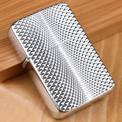 Zorro Original Metal Outdoor Lighter Split White Steel Inner Tank Pure Copper Windproof Kerosene Lighter Narrow Machine for Men