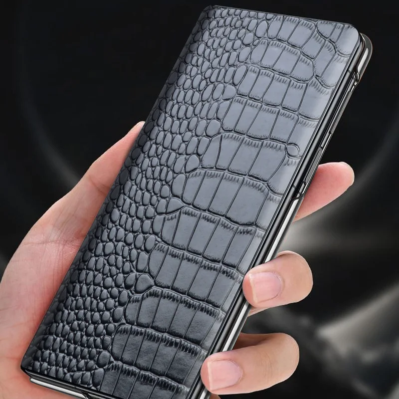 

Wobiloo Роскошные чехлы для телефонов из натуральной кожи с магнитной застежкой для Honor Magic Vs3, кобура с подставкой, чехол, сумка