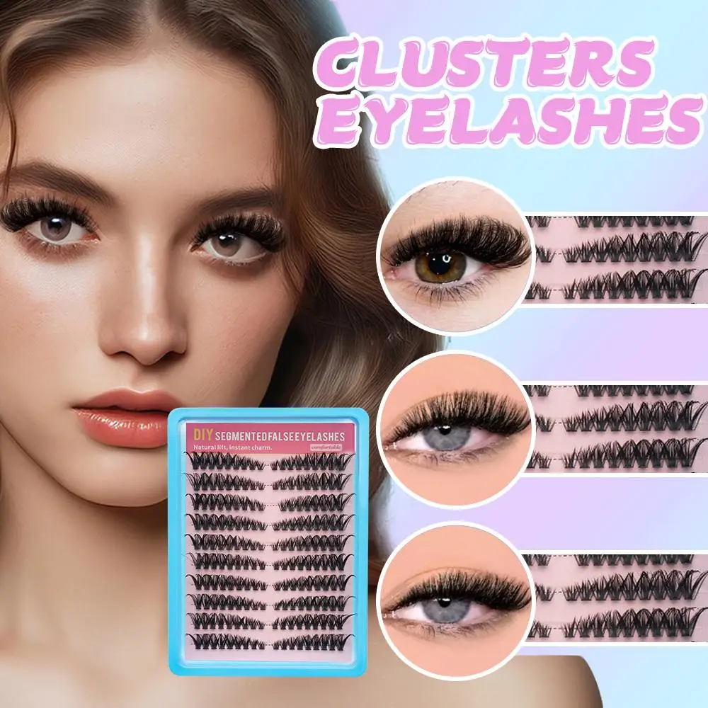 180 مجموعات ثلاثية الأبعاد رقيق مزيج الرموش الصناعية لتقوم بها بنفسك النمط الغربي حليقة سميكة واحدة رمش مجموعات المرأة سموكي ماكياج أداة #4