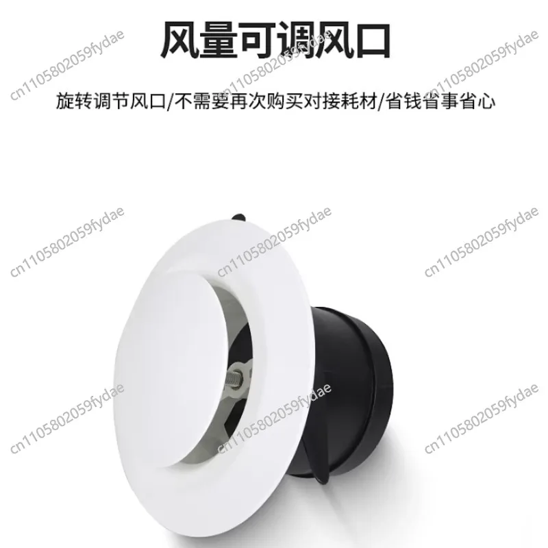 Bathroom Ceiling Exhaust Pipe Fan Hotel Double Exhaust Machine Toilet Fan Ventilador De Escape