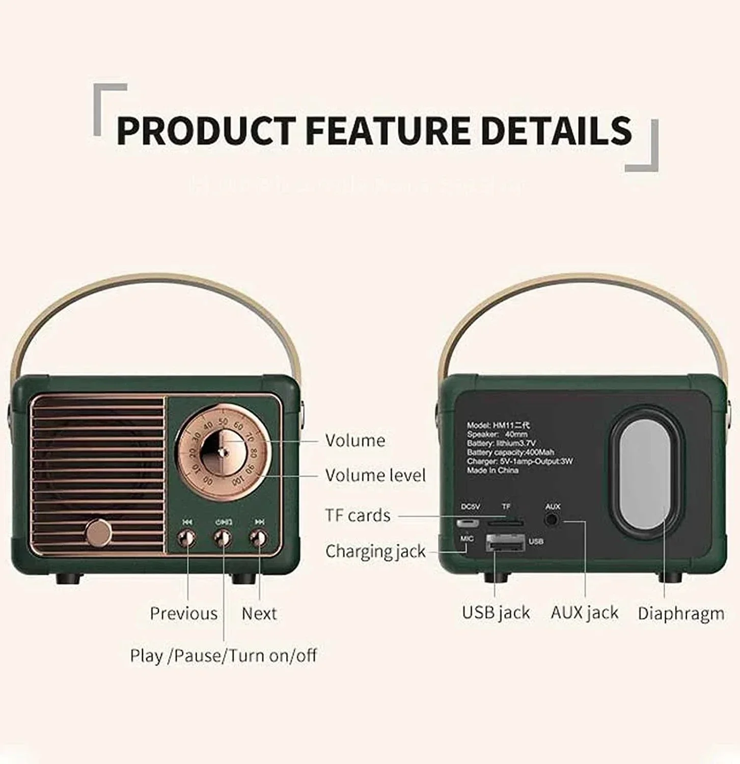Wireless Caixa De Som Portable Bluetooth Speaker Sound Music Box Blutooth For Handfree Mini Subwoofer Bocina Blootooth Hand Free image 6