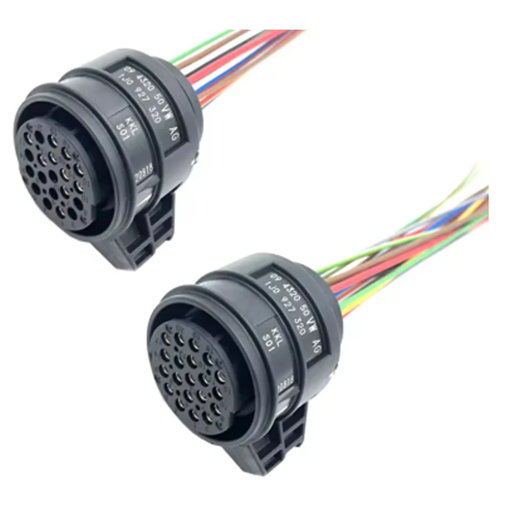 

20-контактный 02E 1J092732 корпус клапана автоматической коробки передач 0AW 0DE 0BH разъем контроллера клапана для 1J0 927 320 VL300 DQ250