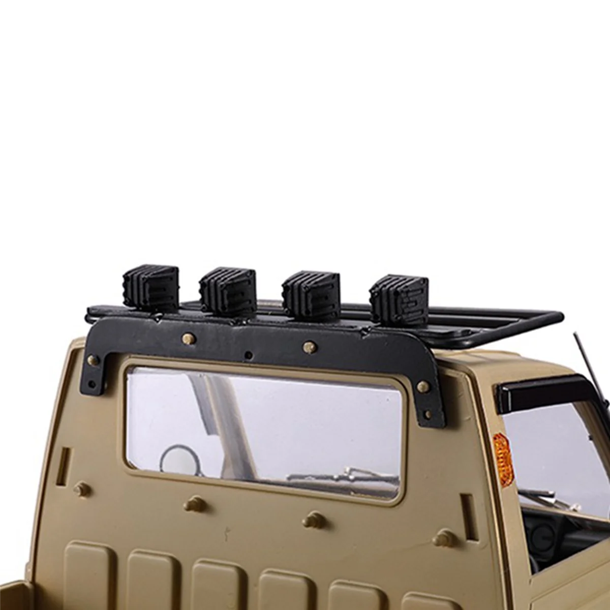 for WPL D12 1/10 RC Truck Car Upgrade Parts Window Sun Visor Wind Rain Shield Deflector Set Decoration