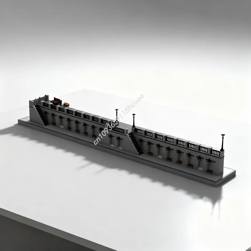 

3725 шт. MOC модульная парижская трансменада модульная модель строительные блоки сборка DIY креативные игрушки детские рождественские подарки на день рождения