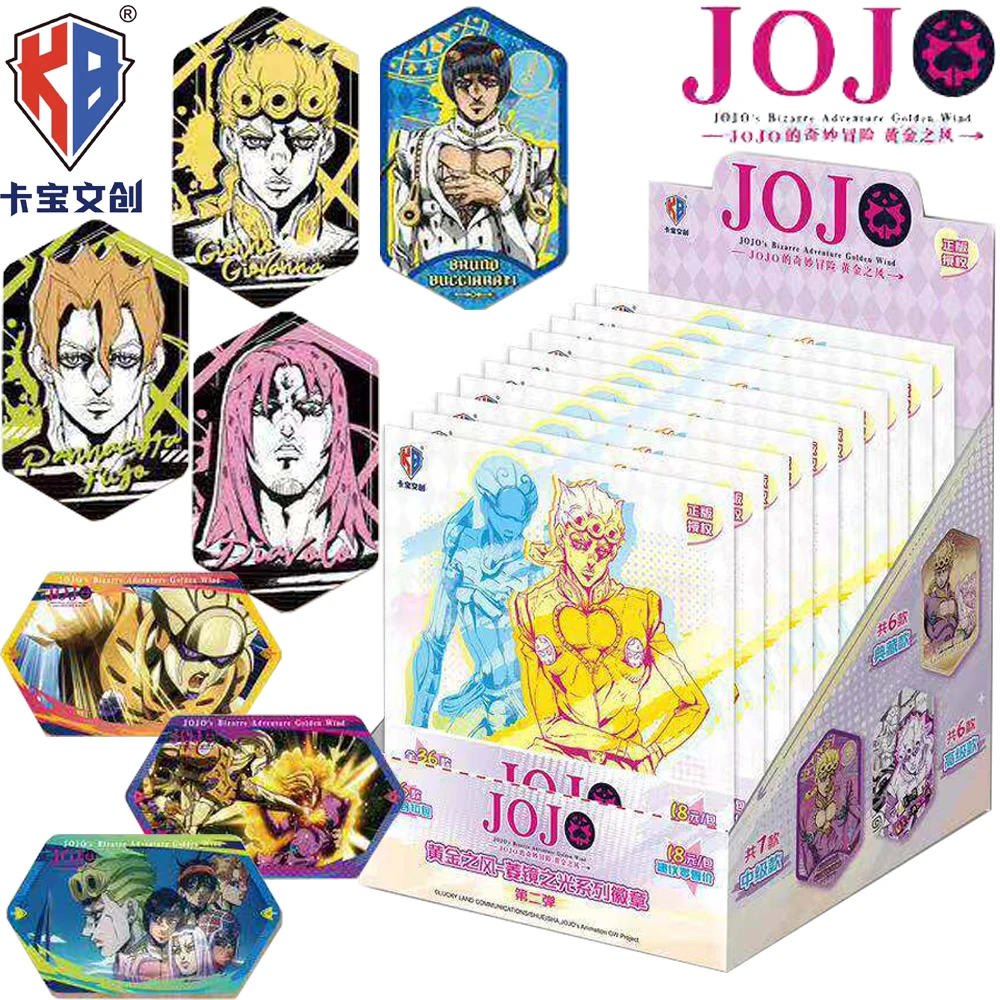 

Original KABAO JoJo's Bizarre Adventure Anime Peripheral Popular Characters Badge Exquisite Collection Brooches Bag Pendant Gift