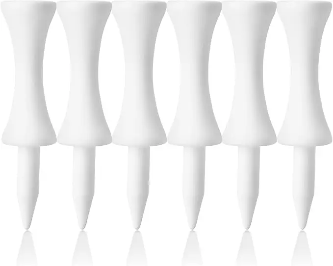 Golfschloss-Tees aus Kunststoff, unzerbrechlich, gemischt oder gleiches Höhenwert, 50 Stück, 2 3/4, 2 1/4, 2, 1 3/4, 1 1/2 Zoll Länge – Detail 8