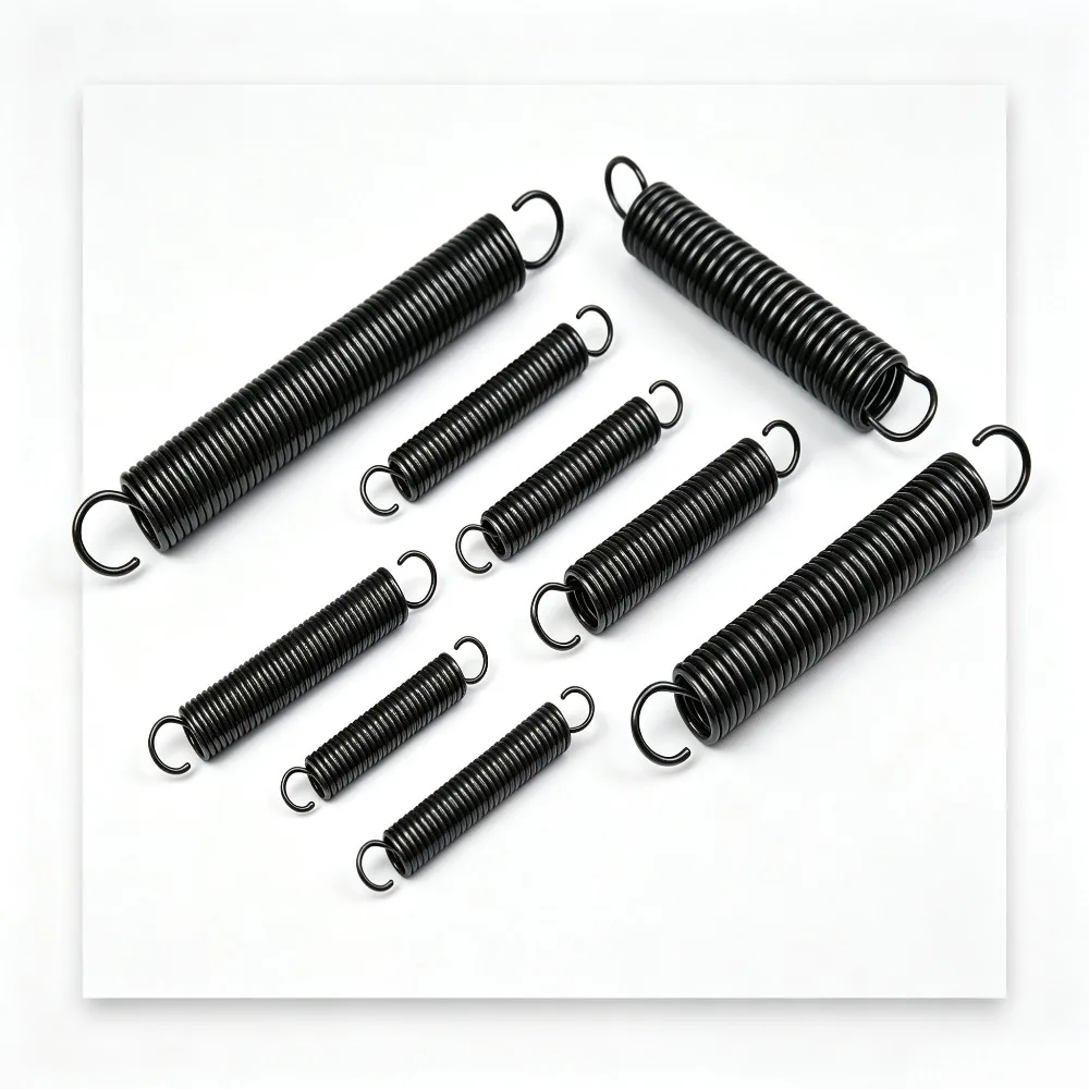 Open S Hook Type Tension Extension Spring 2mm Wire Spring Steel Expansion Coil Spring OD 14-20mm Hardware Fastener