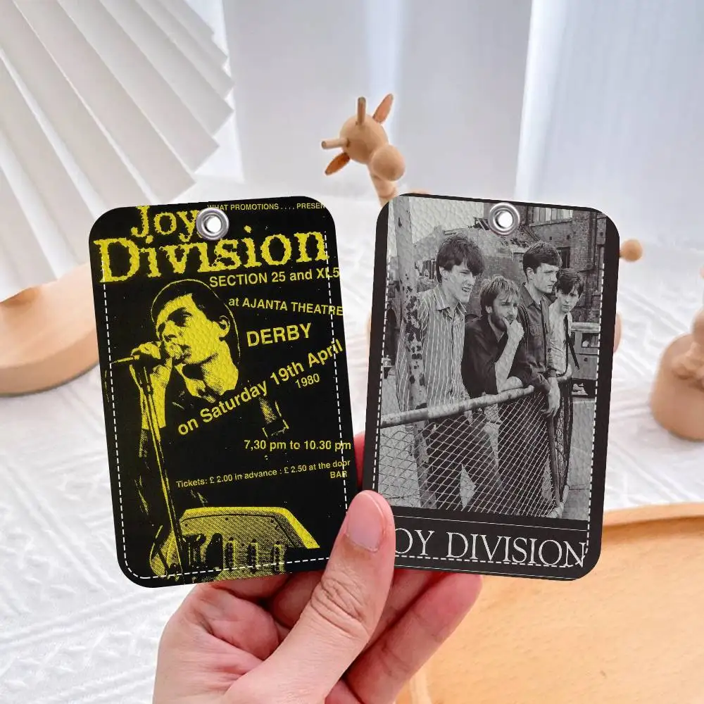 מחזיק מפתחות Band Joy Division עם שרשרת לכרטיסי בנק, אוטובוס וכרטיסי אשראי