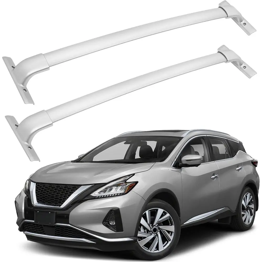 

Roof Rack Cross Bar for Nissan Murano 2015 2016 2017 2018 2019 2020 2021 Steel Crossbar for Luggage Kayak Bike Cargo Carrier Hig