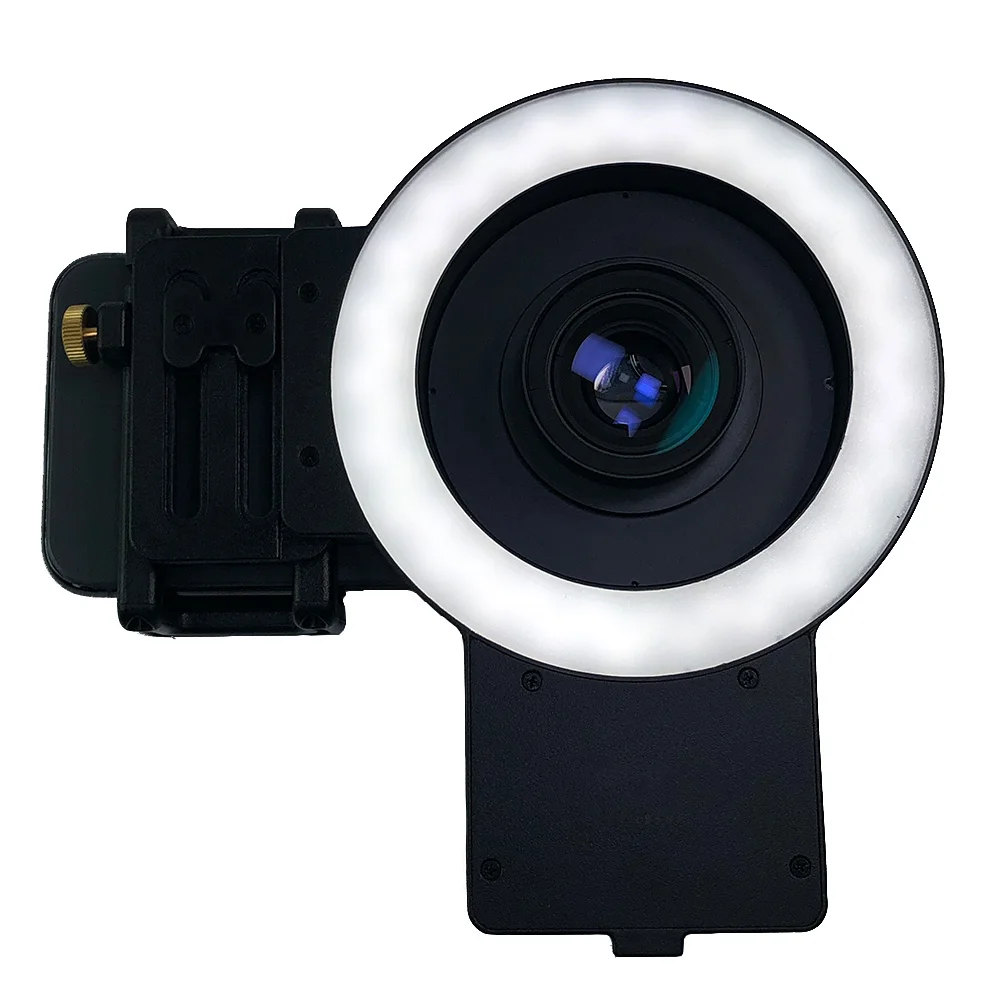 

Full Medical MK023 Dental Photography Equipment Oral Mobile Phone Ring Fill Light With Macro lens and CPL lens