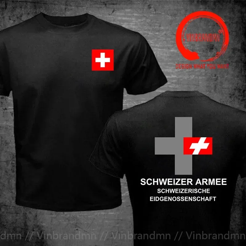 Swiss Confederation Switzerland T Shirt Men 2025 T-shirt Nation Team Cotton Tee Fans Country CHE CH Confoederatio Helvetica Tops