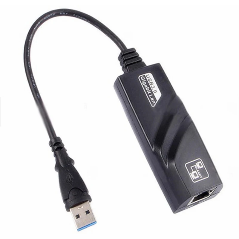 10/100/1000Mbps Type C USB 3.0 To Rj45 Network Adapter RTL8153 Lan Ethernet Adapter Network Card For Macbook Laptop Window 10/11