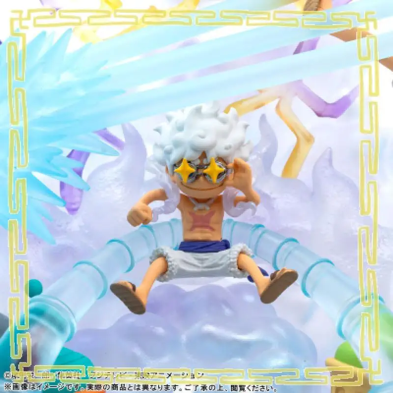 Echte Bandai Namco Banpresto One Piece Monkey D. Ruffy Premium 5, spezielle PVC-Anime-Figur, Modell, Spielzeug, Geschenk, Sammlerornament