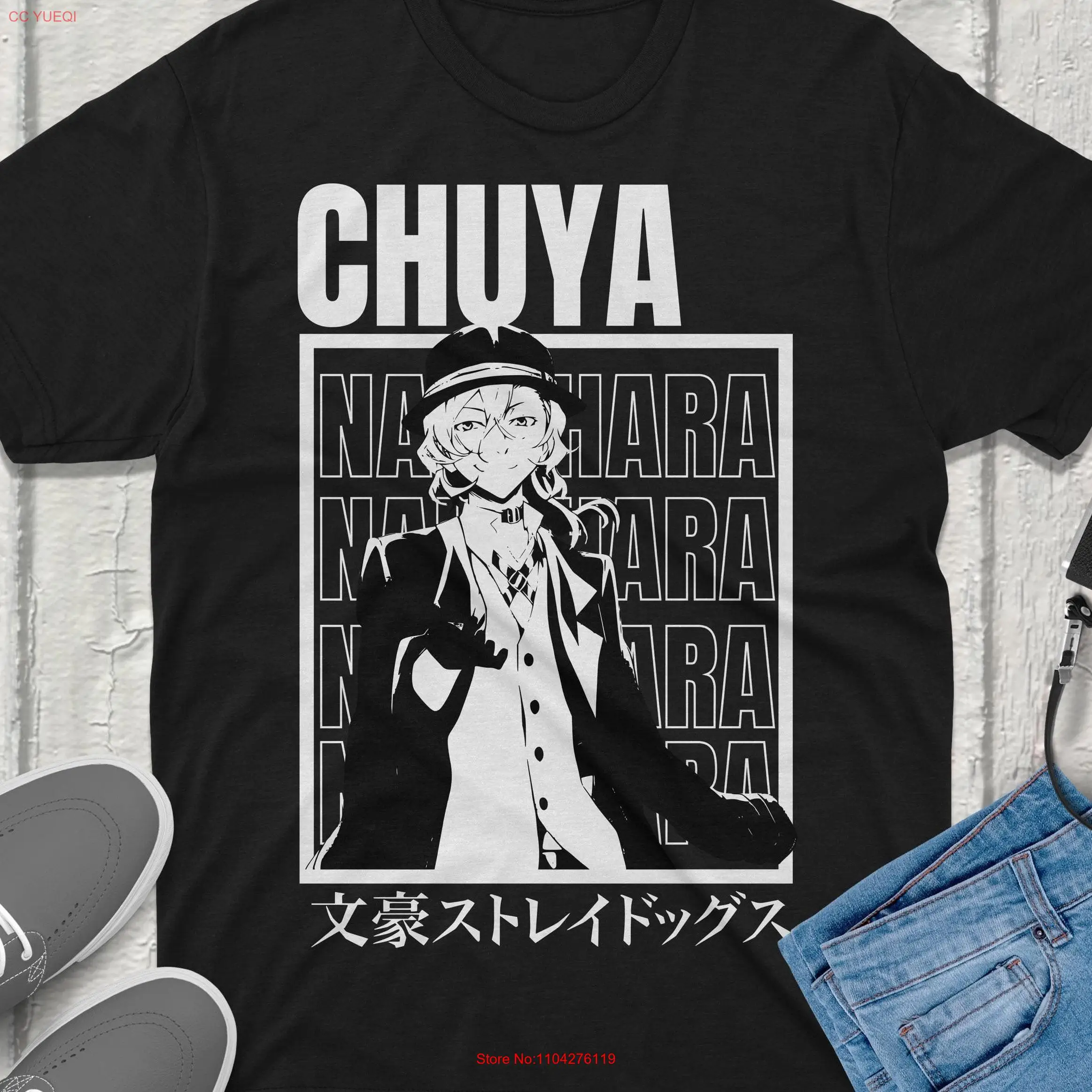 Chuya Bungou Stray Dogs T Shirt Anime Vintage Streetwear Premium Quality Apparel Featuring Your Favorite Characters