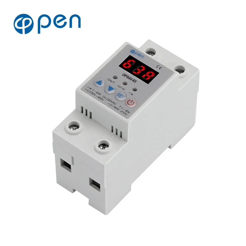 Single Phase Protector adjustable Under Over Voltage Protector Monitoring Sequence Protection Relay