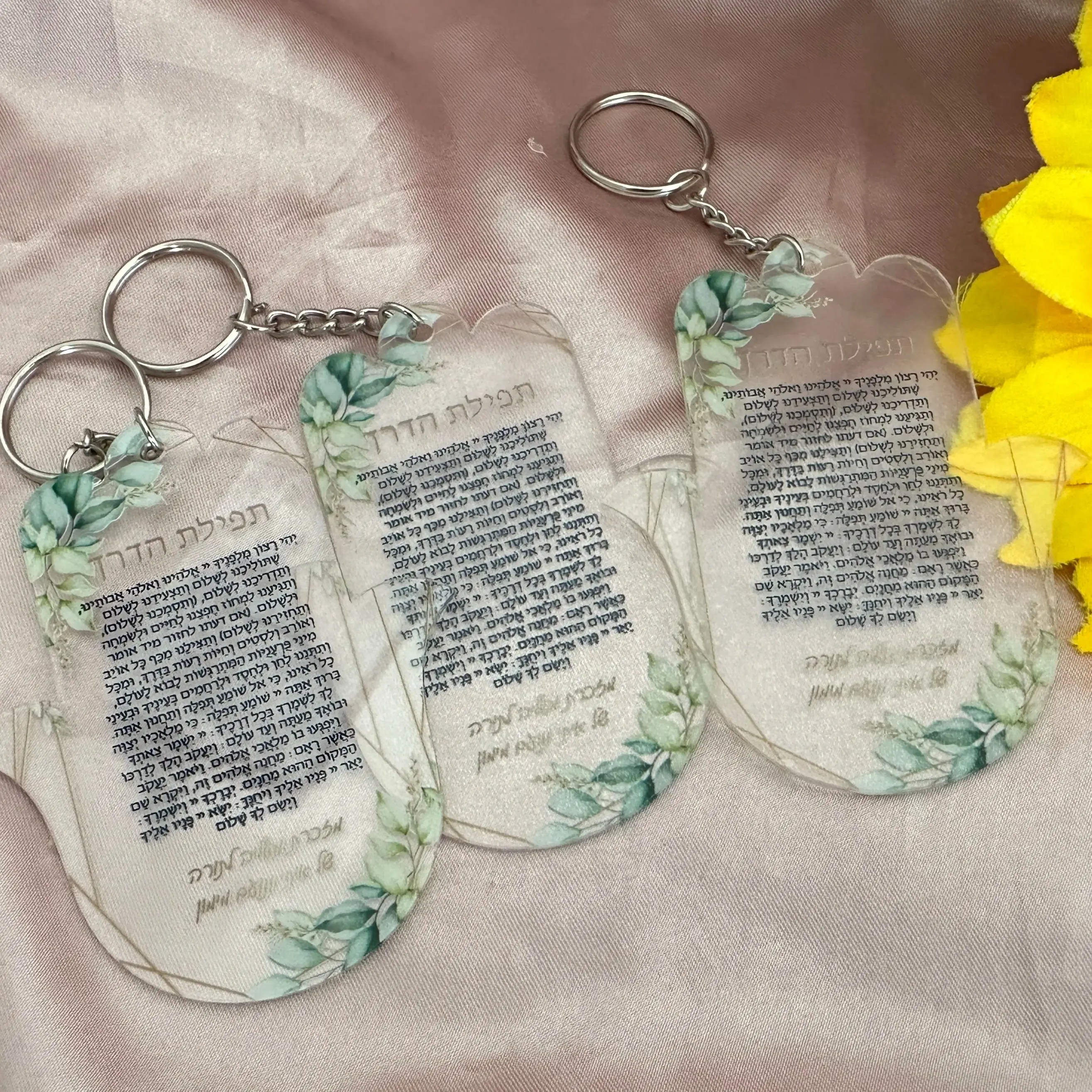 

10pcs Custom Acrylic Handicraft Decoration,Hebrew Hamsa Cards,Bar mitzvah Fatima Hand Making, Gold/Silver Mirror,Gift Decoration