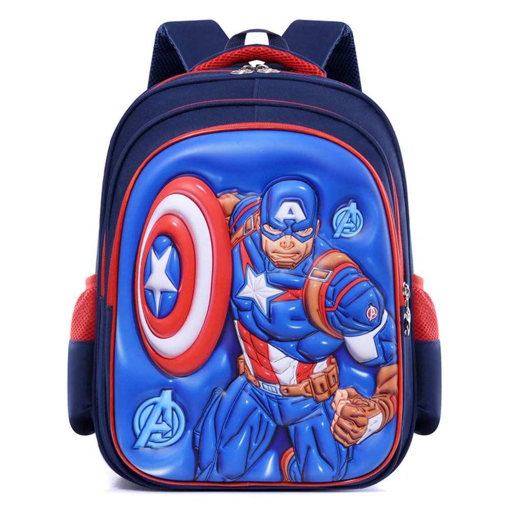 Children\'s Backpack 3D Solid Shell Cartoon Bag Boys and Girls Reduce Burden Backpack for Primary School Students in Grades 1-5