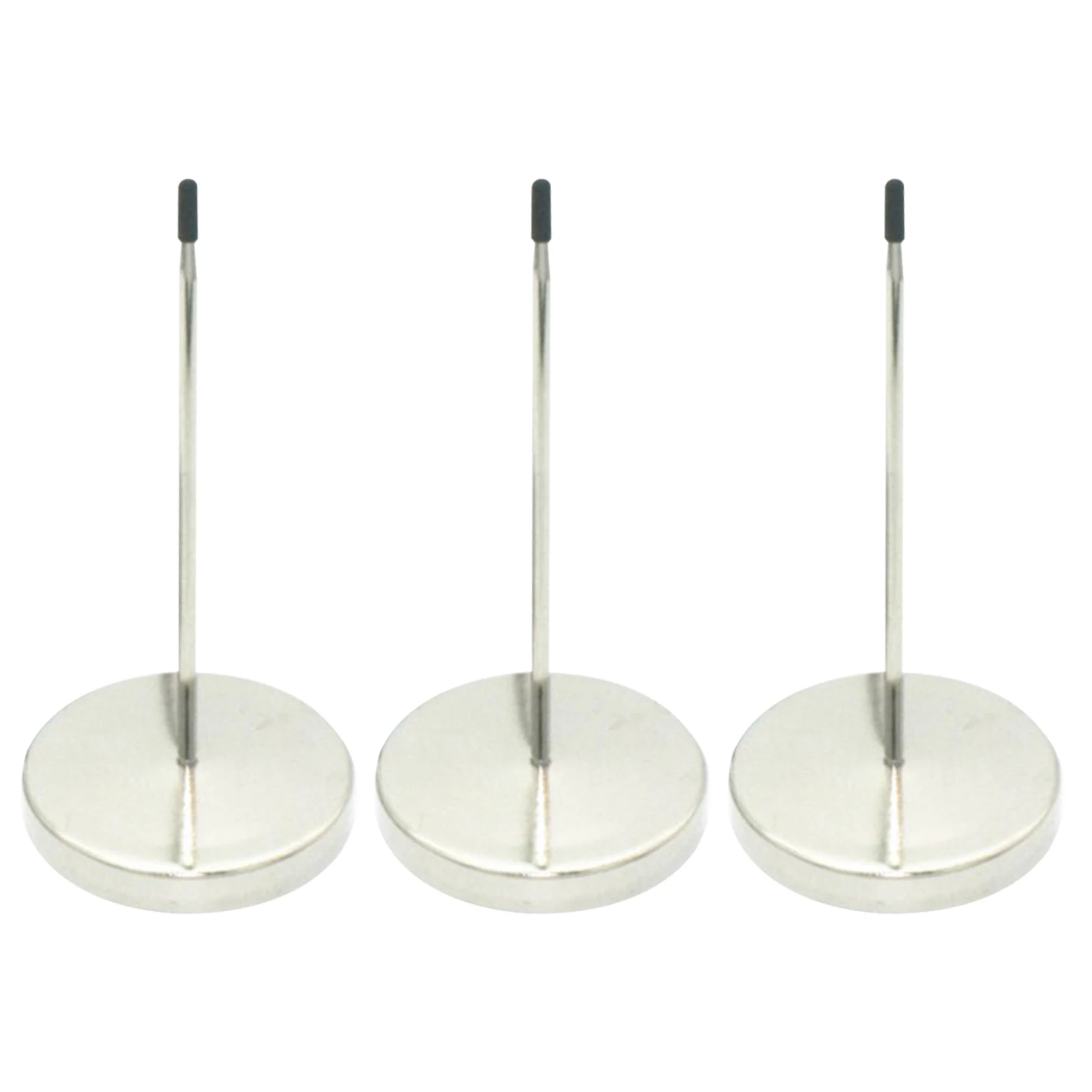 Soporte de Metal con punta redonda para facturas, organizador de almacenamiento de oficina para notas de cocina, soporte de recibo de escritorio para restaurante y Hotel, 3 piezas