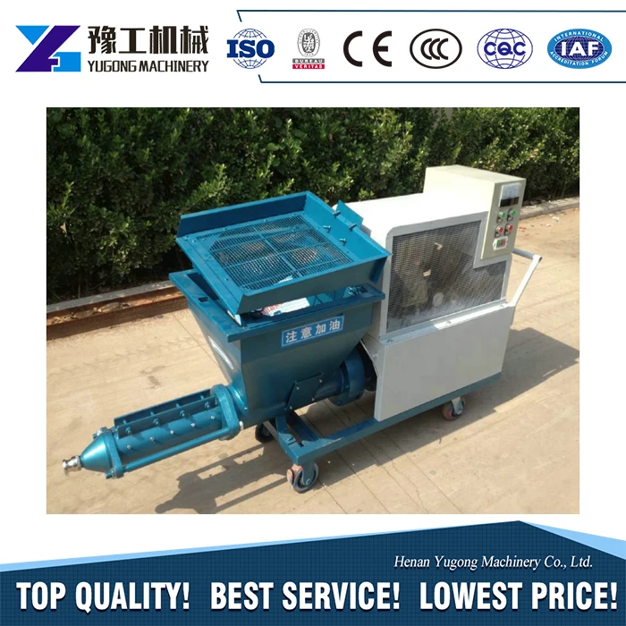 YG Rotor Stator Pumps for Plastering Machines Fireproofing Mortar Spray Machines