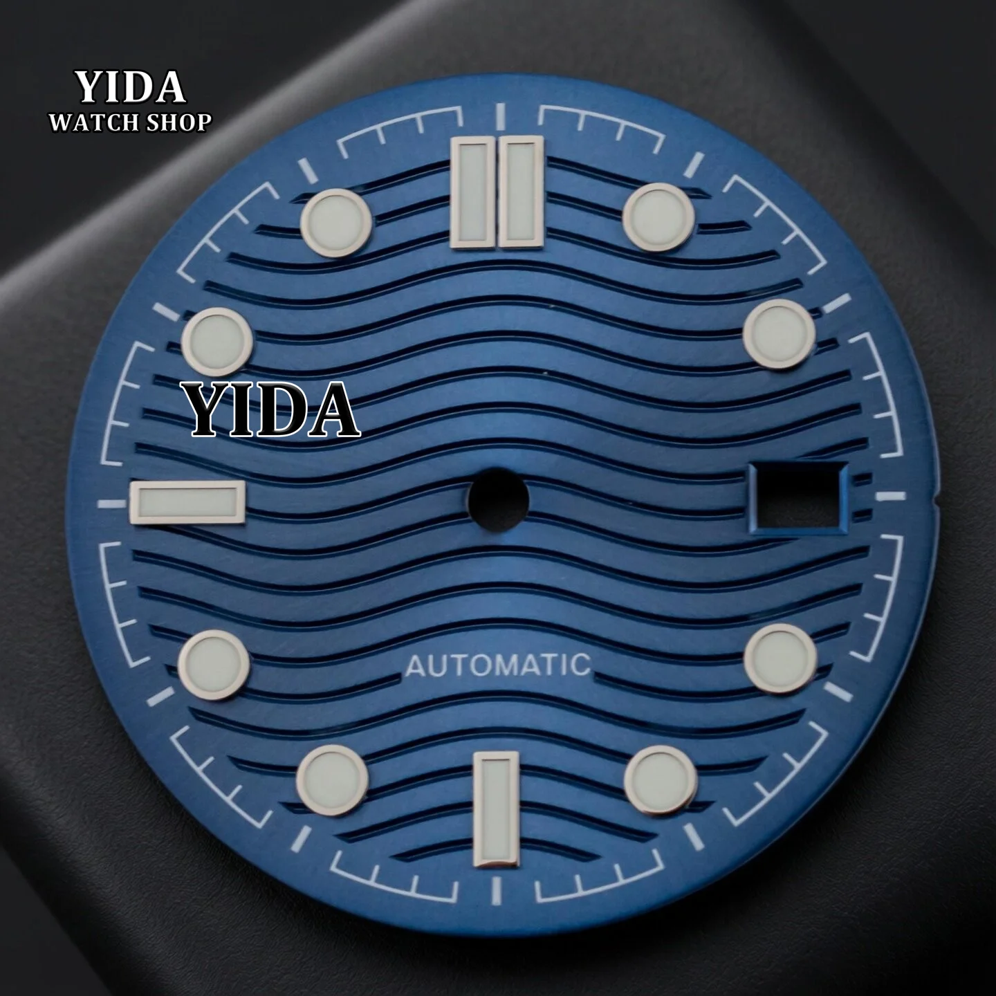 

NH35 Watch Dial Green Luminous 31mm Watch Face for Seamaster 300 NH35 Automatic Movement Accessories Repair Tools Modified Parts