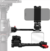 Aluminum Gimbal Monitor Mount RS3 Phone Mount Extension Handle Metal with 1/4\