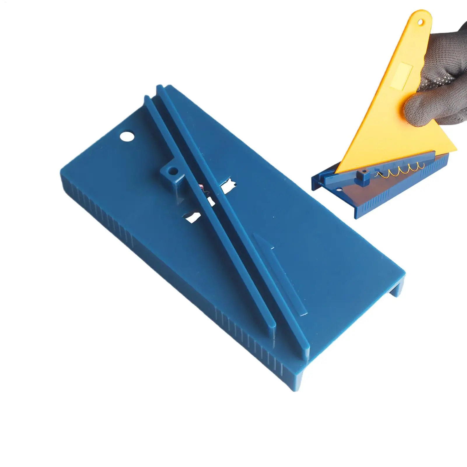Professional Window Tint Edge Trimmer Car Wrap Film Scraper Tool Stainless Steel Vinyl Cutter for SUV Pickup Minivan RV