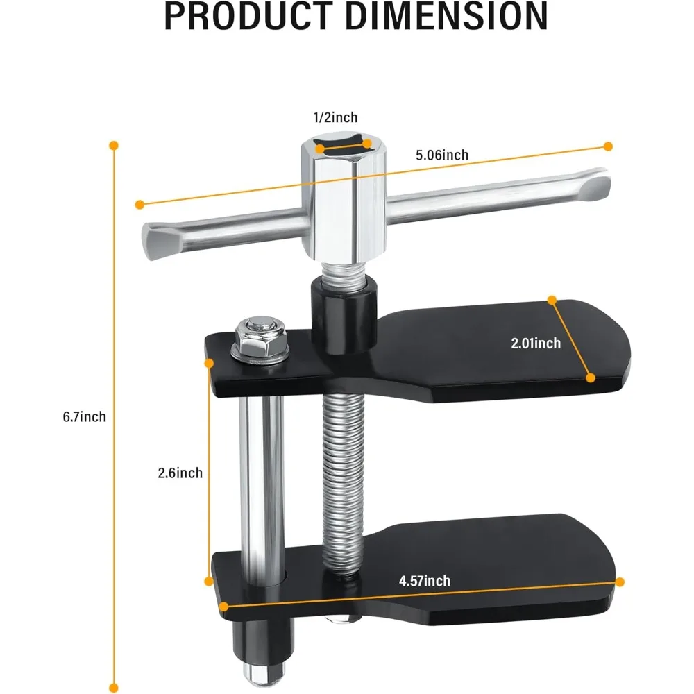 Car Brake Caliper Compression Tool Heavy Duty Disc Brake Pad Spreader Tool for Brake Piston Car Accessories Brake Caliper