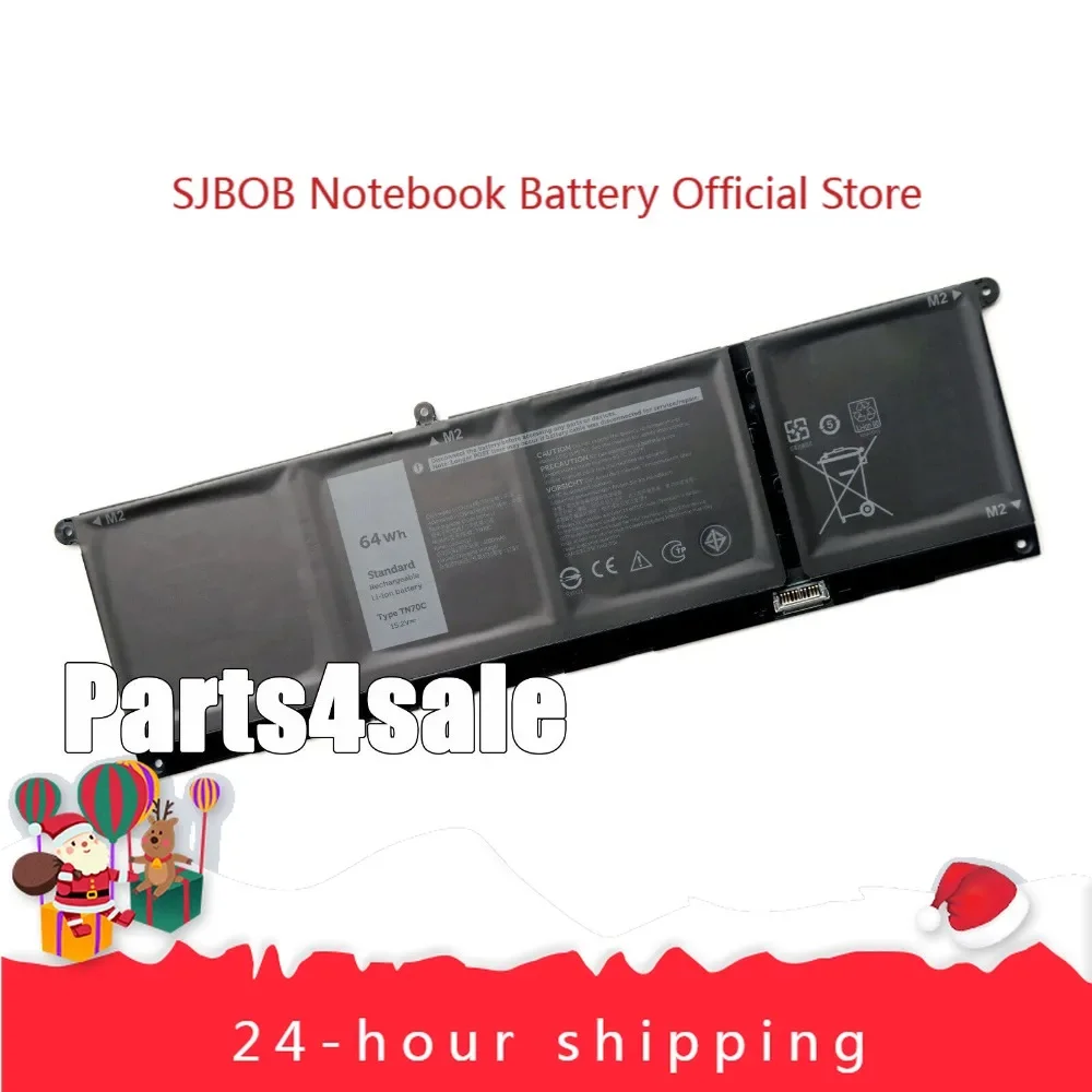 

Новая батарея TN70C 64Wh для ноутбуков Dell Vostro 3510, 3515, 5410, 5510, N9XX1, JGCCT, XDY9K (модель 2025 года)