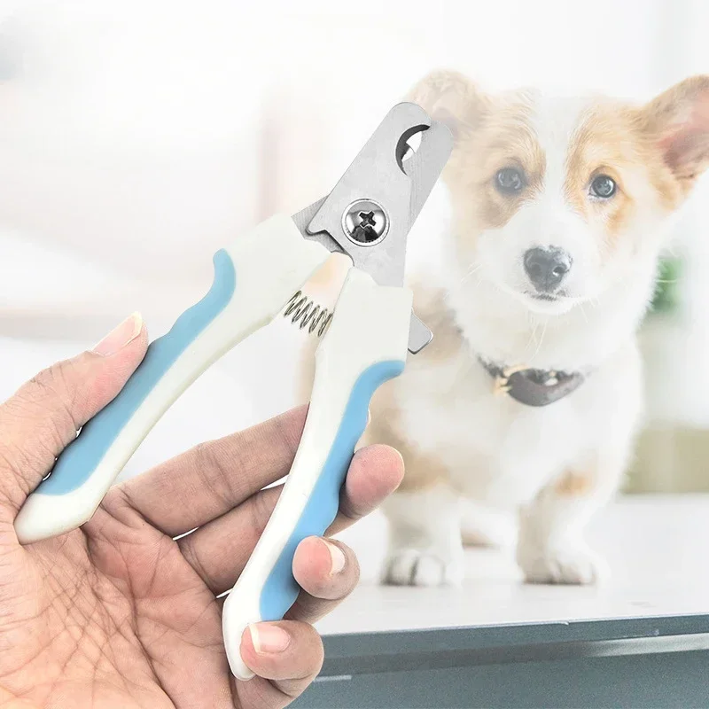 

2-piece set Professional Pet Nail Clipper with Safety Guard Stainless Steel Scissors Cat Dog for Claw Care Grooming