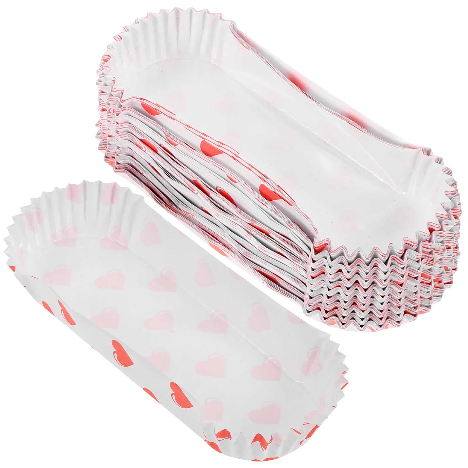 

200pcs Cake Base Cups Eco Friendly Parchment Tray Boat Mold Baking Cups Paper Liners for Weddings Birthdays Celebrations Mini