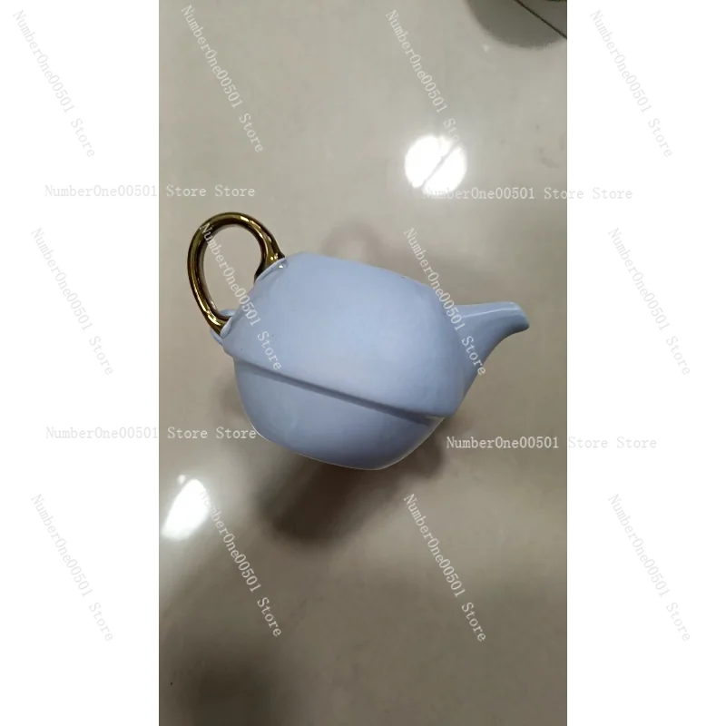 2024 Simple Ceramic Teapot for Hot Cold Water Tea Brewing and Home Decor