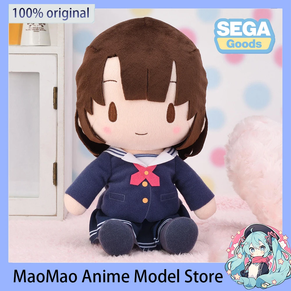 

In Stock Original SEGA Megumi Kato uniform Ver. Plush Toy Saekano: How to Raise a Boring Girlfriend Fuwa Petit Action Anime Doll