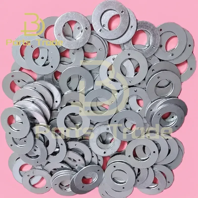 100pcs Aluminum Injector Washers Shims 23x13x1mm 19x12x1mm for Fuel Injector Nozzle Seal Gasket Repair Kit Auto Parts