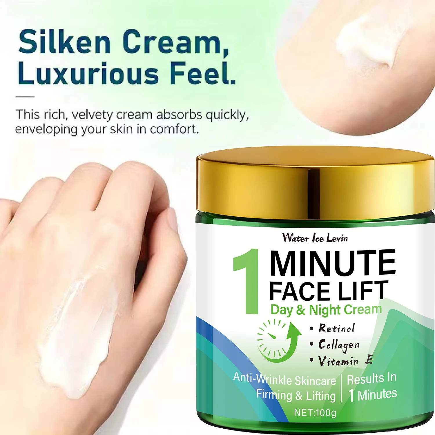 كريم شد الوجه ليلاً ونهارًا لمدة دقائق واحدة: ريتينول/كولاجين/فيتامين E، مضاد للتجاعيد، ثابتات ومرطبات البشرة لثقة أكثر نعومة #3