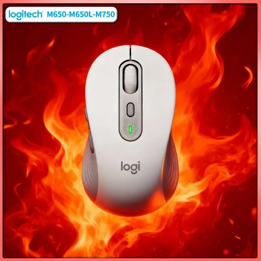 Silent M750 Bluetooth Mouse - SmartWheel Precision Scrolling, Recycled Plastic Body, 10m Stable Range, Work Desk Pick Tool