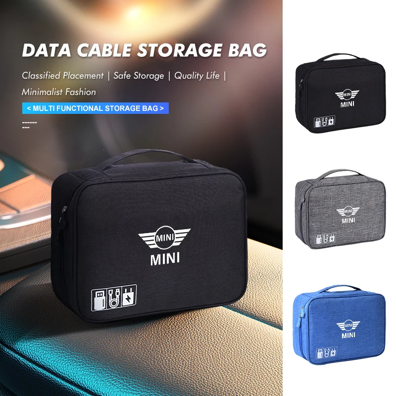 Car Trunk Fruit Food Bring Drink Multifunctional Storage Bag For MINI Cooper R53 R52 R50 One JCW Clubman Countryman WORKS