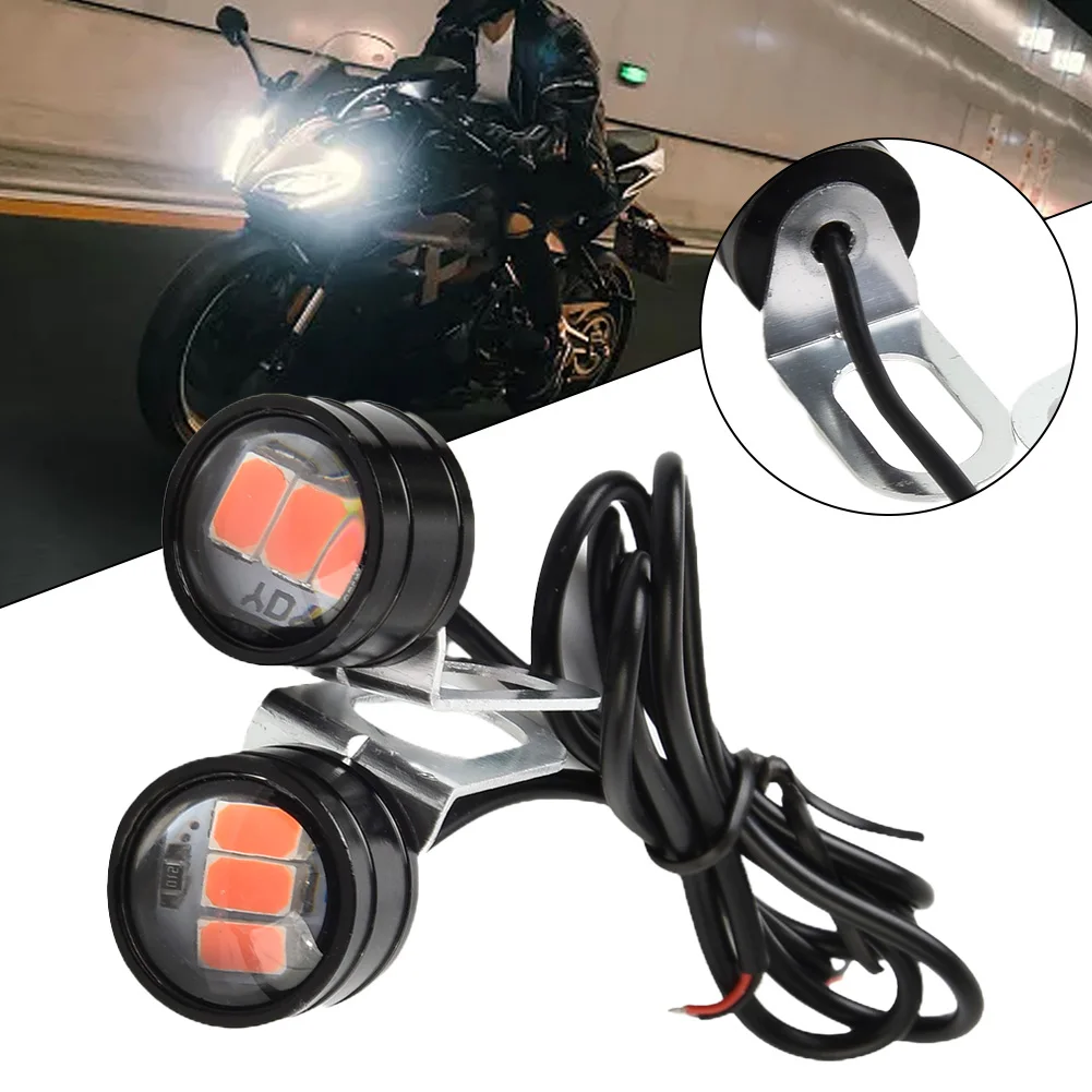Car Motorcycle Motorcycle Light Light Car Lights 12V 2Pcs Driving Light Fog Lamp Headlight Bulb Reverse Backup