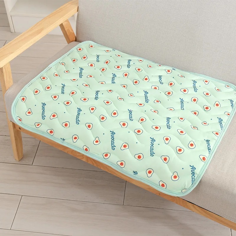 Pet Dog Mat Cooling Summer Pad Mat For Dogs Cat Blanket Sofa Breathable Dog Bed Summer Washable For Small Medium Dogs