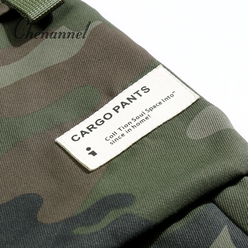 Sport Joggers Men Plus Size Cargo Pants Gym Trousers Camouflage Multiple Pocket Pant Military Sweatpants Full Length