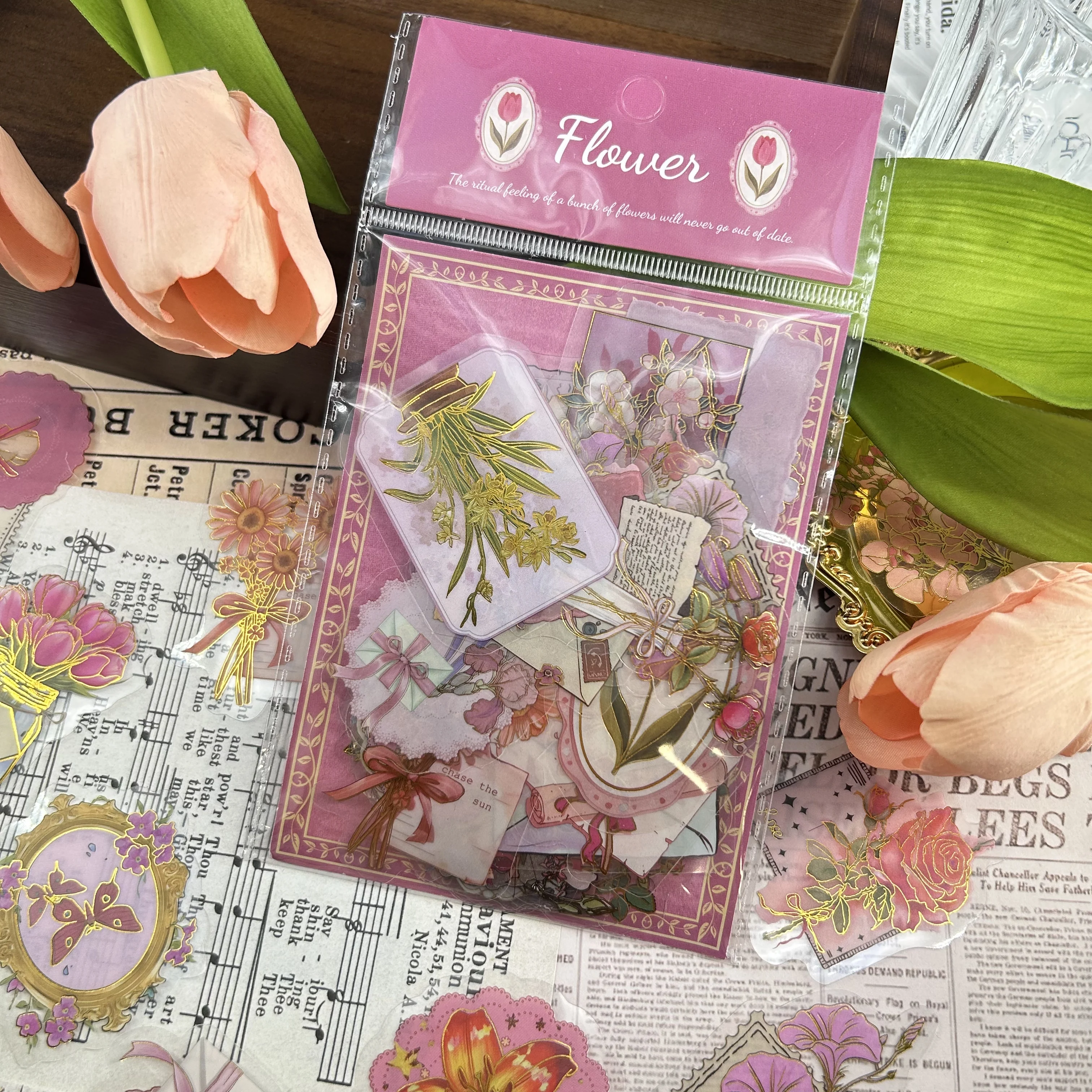 50 قطعة من ملصقات الحيوانات الأليفة لعملية ختم الساخن على شكل زهرة وردية يمكنك صنعها بنفسك حافظات هواتف مزخرفة ومكاتب وخوذات وملصق هدايا مقاوم للماء