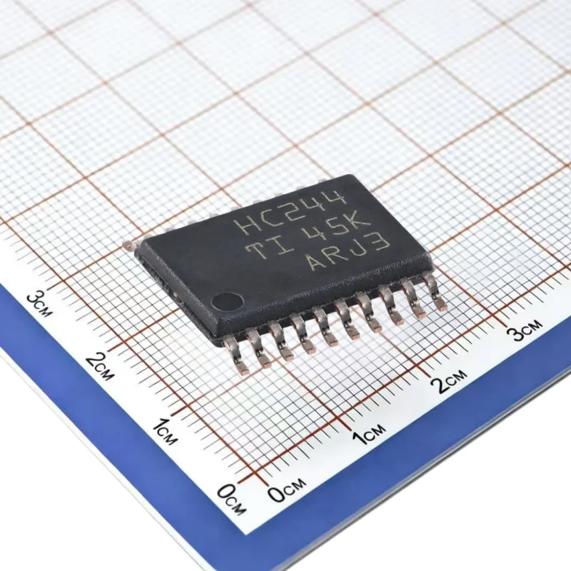 10pcs/Original genuine SN74HC244PWR TSSOP-20 three state output eight channel buffer and line driver