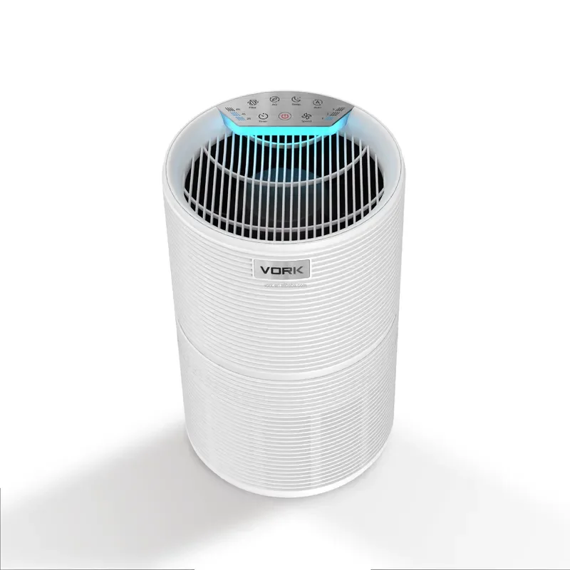 For Large Air Purifier for Home HEPA Filter for Smoke Allergies Air Quality Monitor Display Timer Filter Indicator