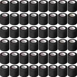 Wholesale Black Tape Tattoo Handle Bandage Anti-slip Athletic Nonwoven Waterproof Disposable Self-adhesive Elastic Bandage